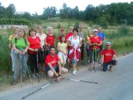 NORDIC WALKING CON LA LUNA PIENA CON PAOLA 