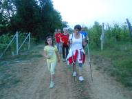 NORDIC WALKING CON LA LUNA PIENA CON PAOLA 